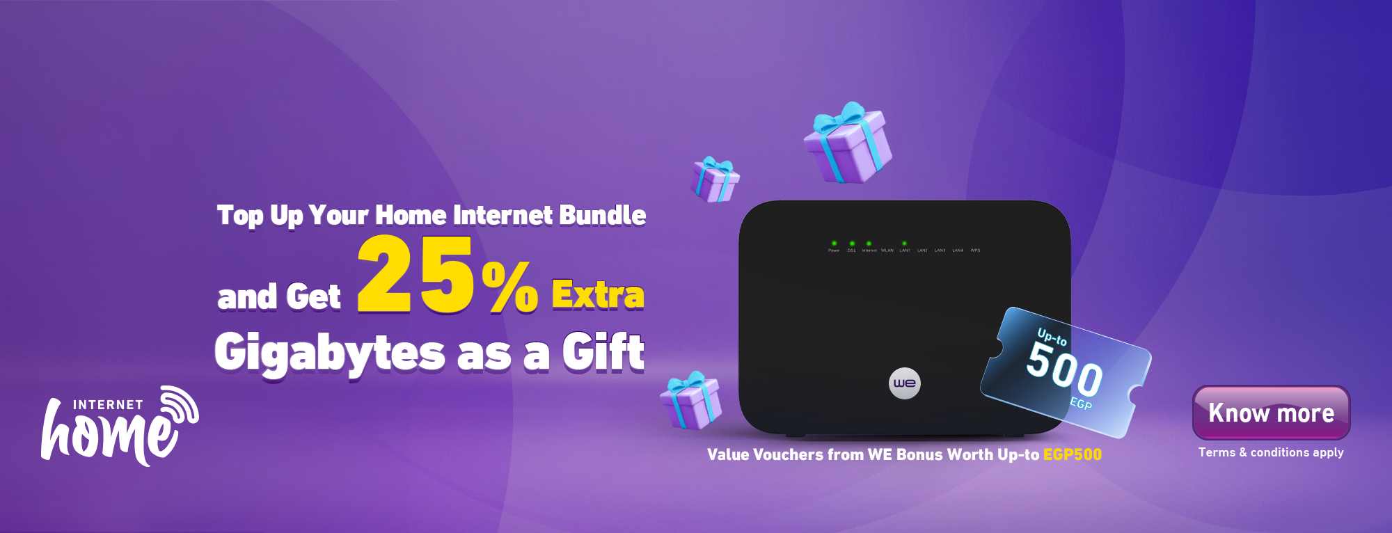 WE Air Routers offer