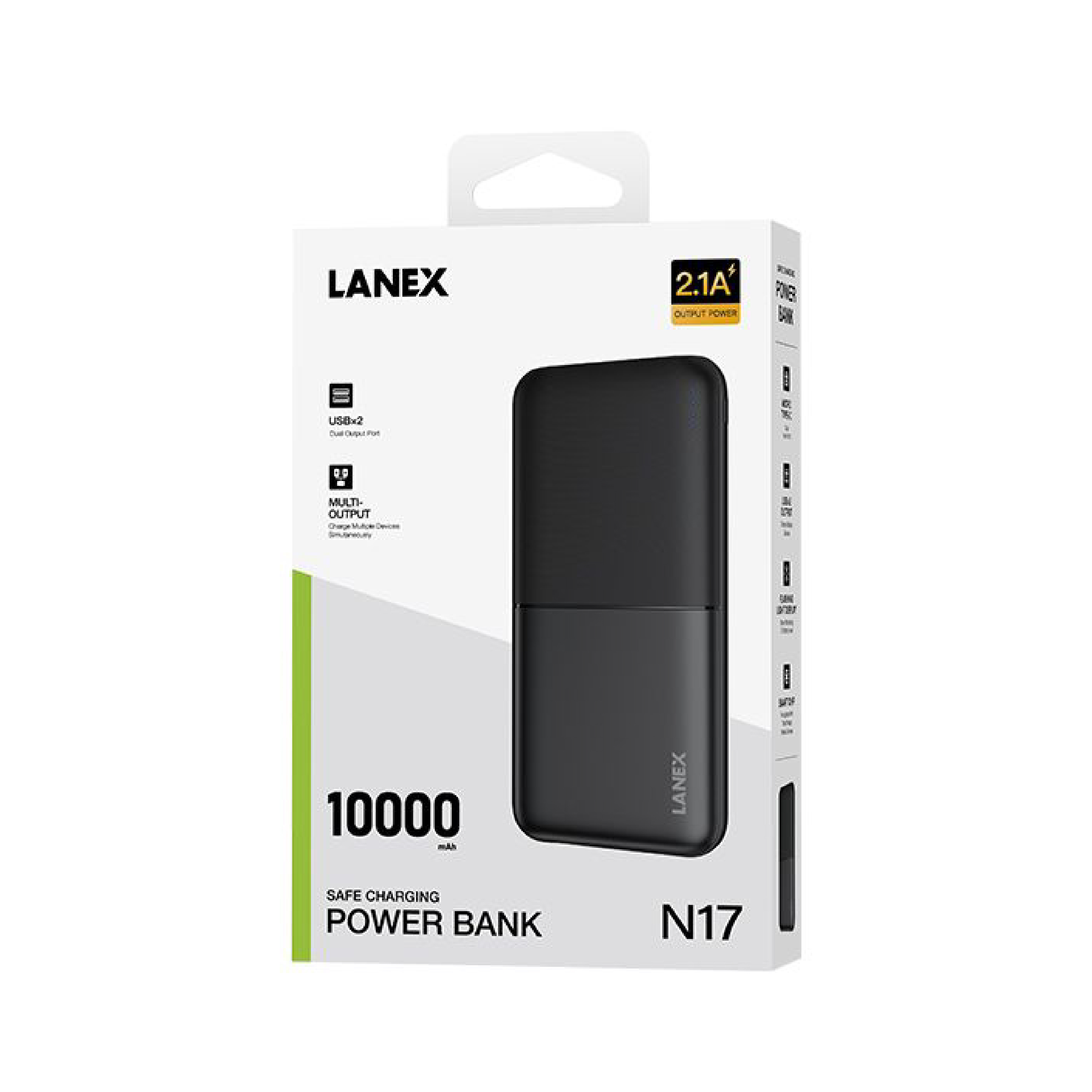 LANEX Power Bank 10000mAh