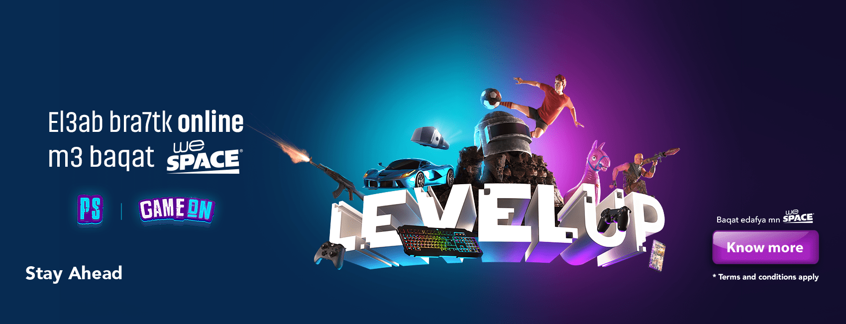 Gaming Bundles Level UP, Game ON and PS