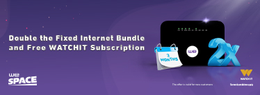 2X your New Fixed Internet Top-up