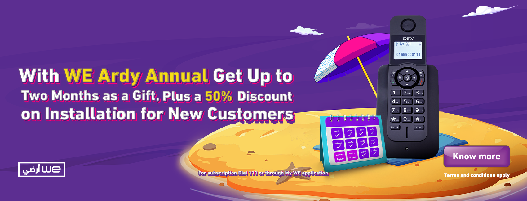 WE Space Yearly Promotion