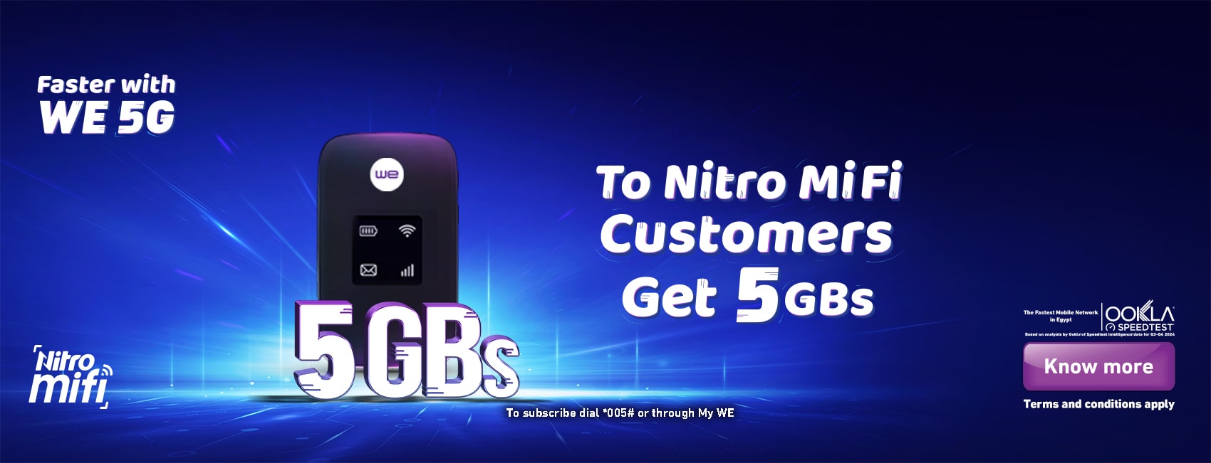 5G Nitro Mifi Promotion